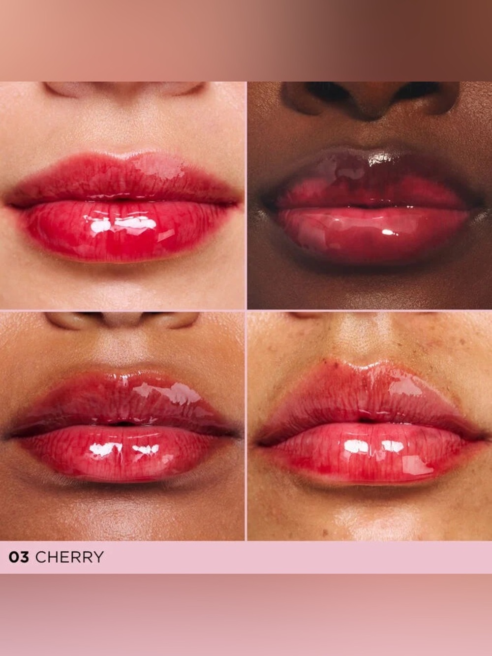 Clarins Lip Comfort Oil Hydrating and Plumping Lip Oil in Red Cherry  1.4ml